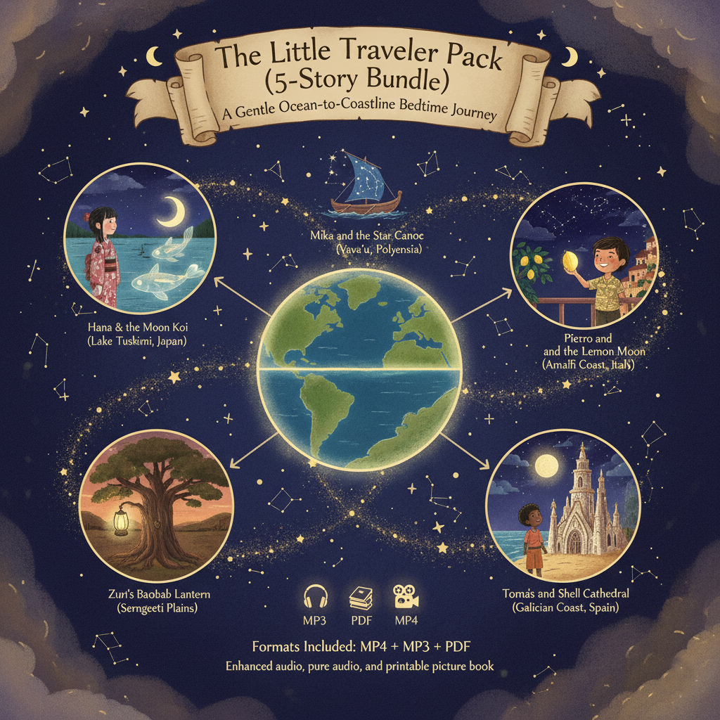⭐ The Little Traveler Pack (5-Story Bundle)