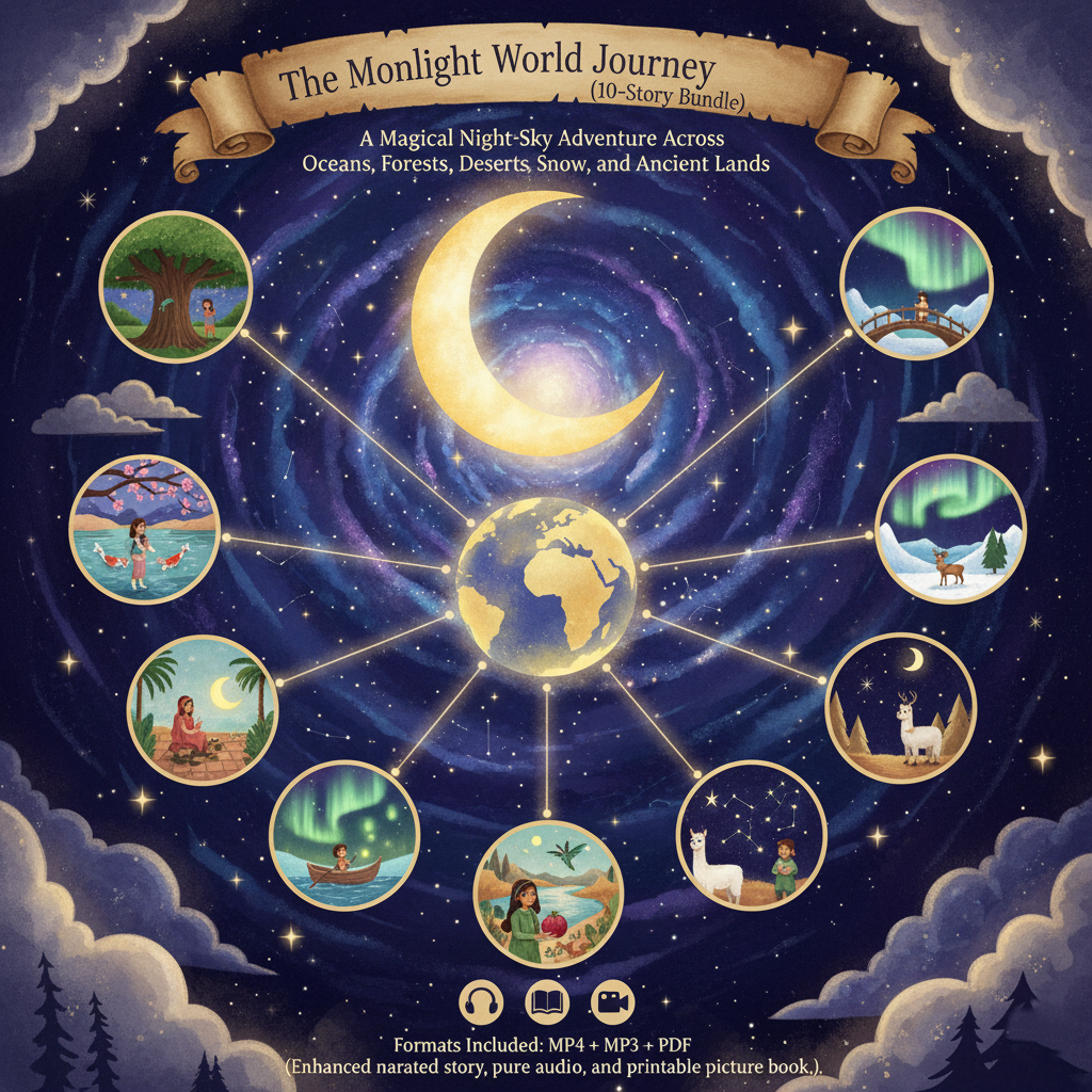 🌙✨ The Moonlight World Journey (10-Story Bundle)